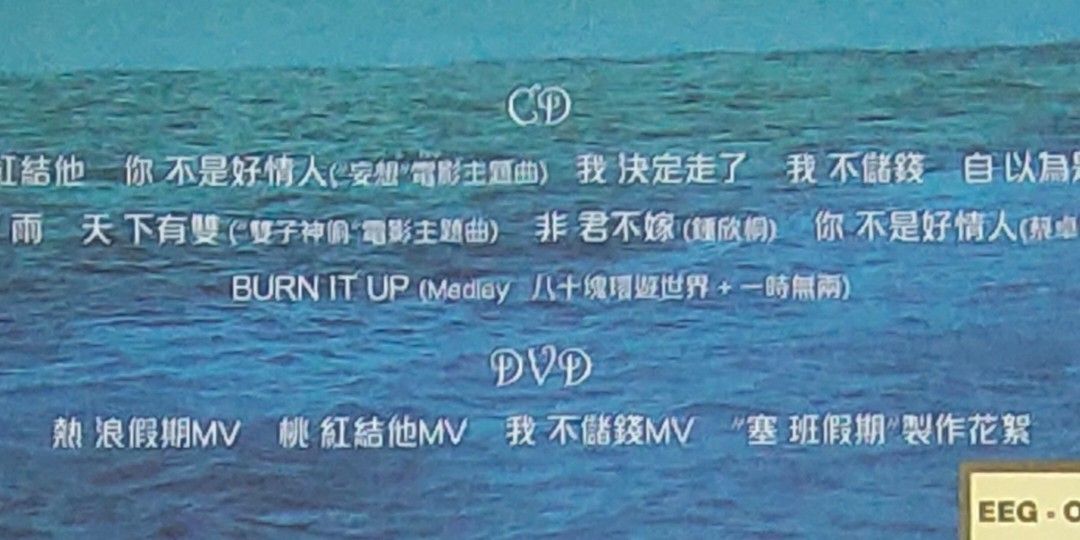 CD+DVD 2006 Twins 蔡卓妍/鍾欣桐- Ho Hoo Tan, Hobbies & Toys