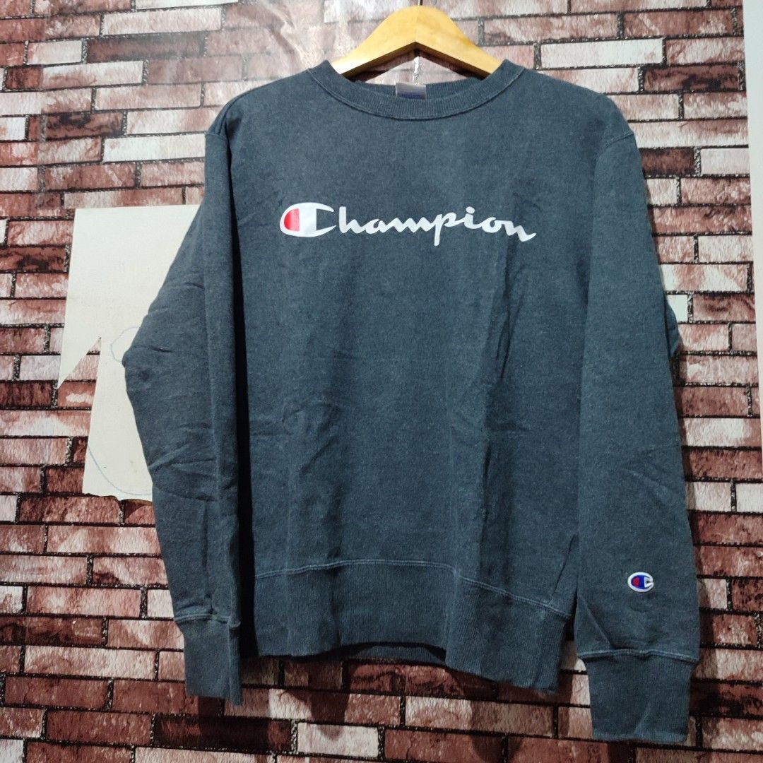 CN (Crewneck) Champion 100% Original, Fesyen Pria, Pakaian