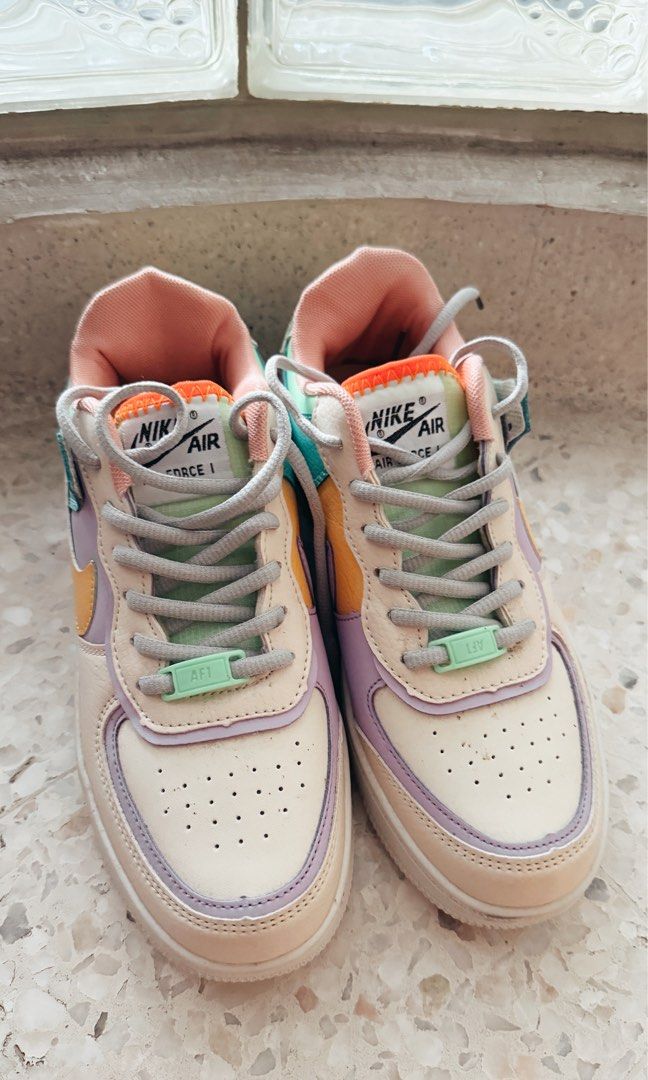 Colourful nike air force shop