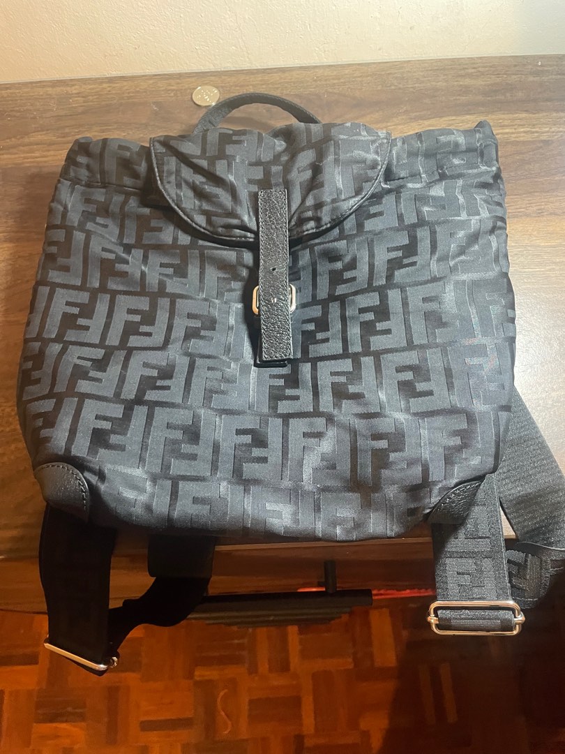 Fendi monogram backpack store