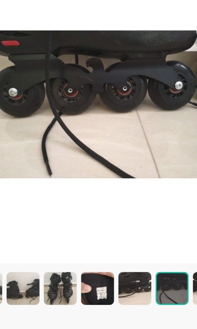 Flying Eagle Eclipse Professional Rollerblade (Category: Skates, Rollerblades & Scooters) located in Singapore. Submitted by oem_colossi (Listing ID 1321789999, Image 2). Description: Size EU: 44 Letting go because quitting hobby Took care of this rollerblade and has a few damages but overall good condition. Can nego but don't lowball.