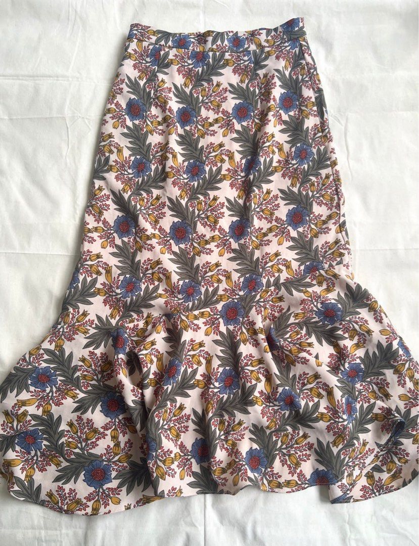 follow me floral flower yellow lettuce trim tropical printed