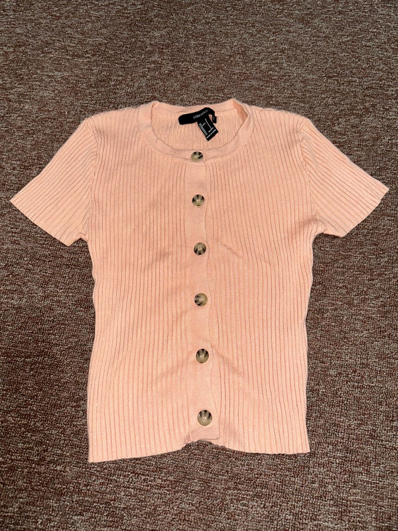 Coral sweater forever 21 store