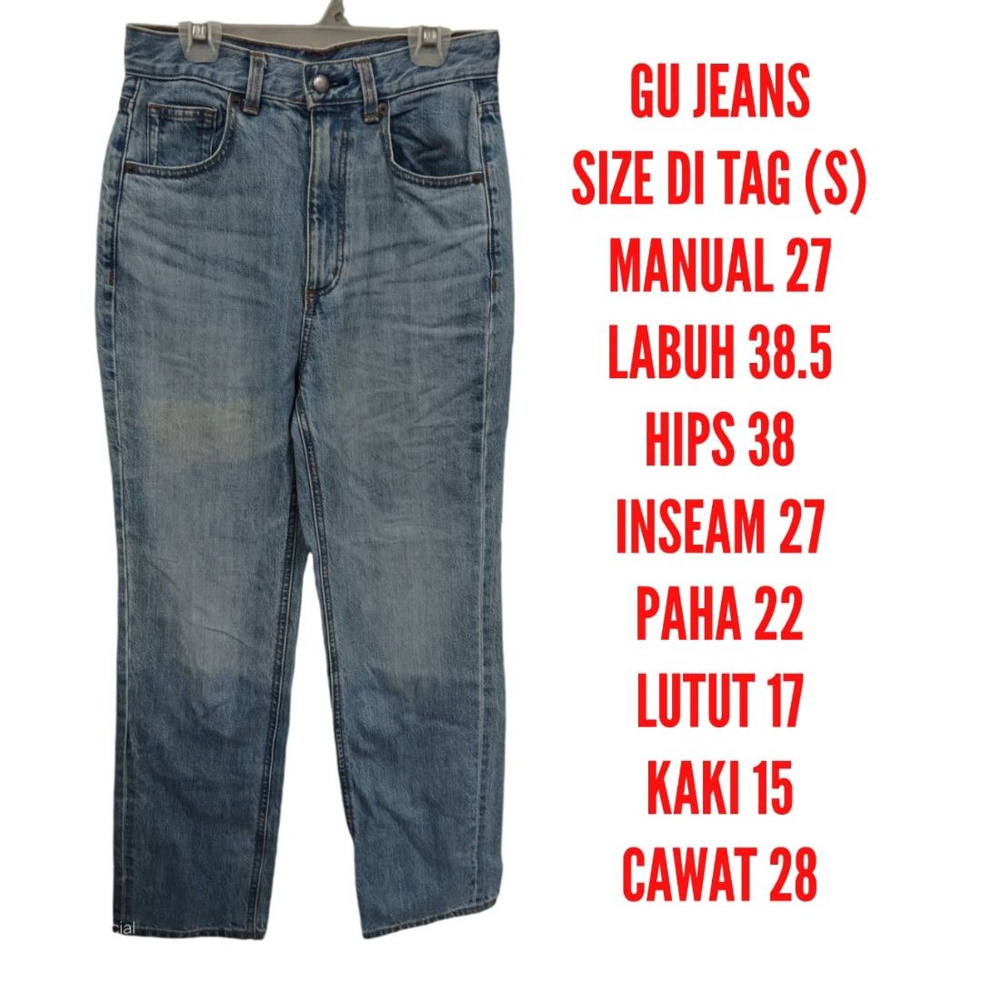 Mens jeans length 27 deals