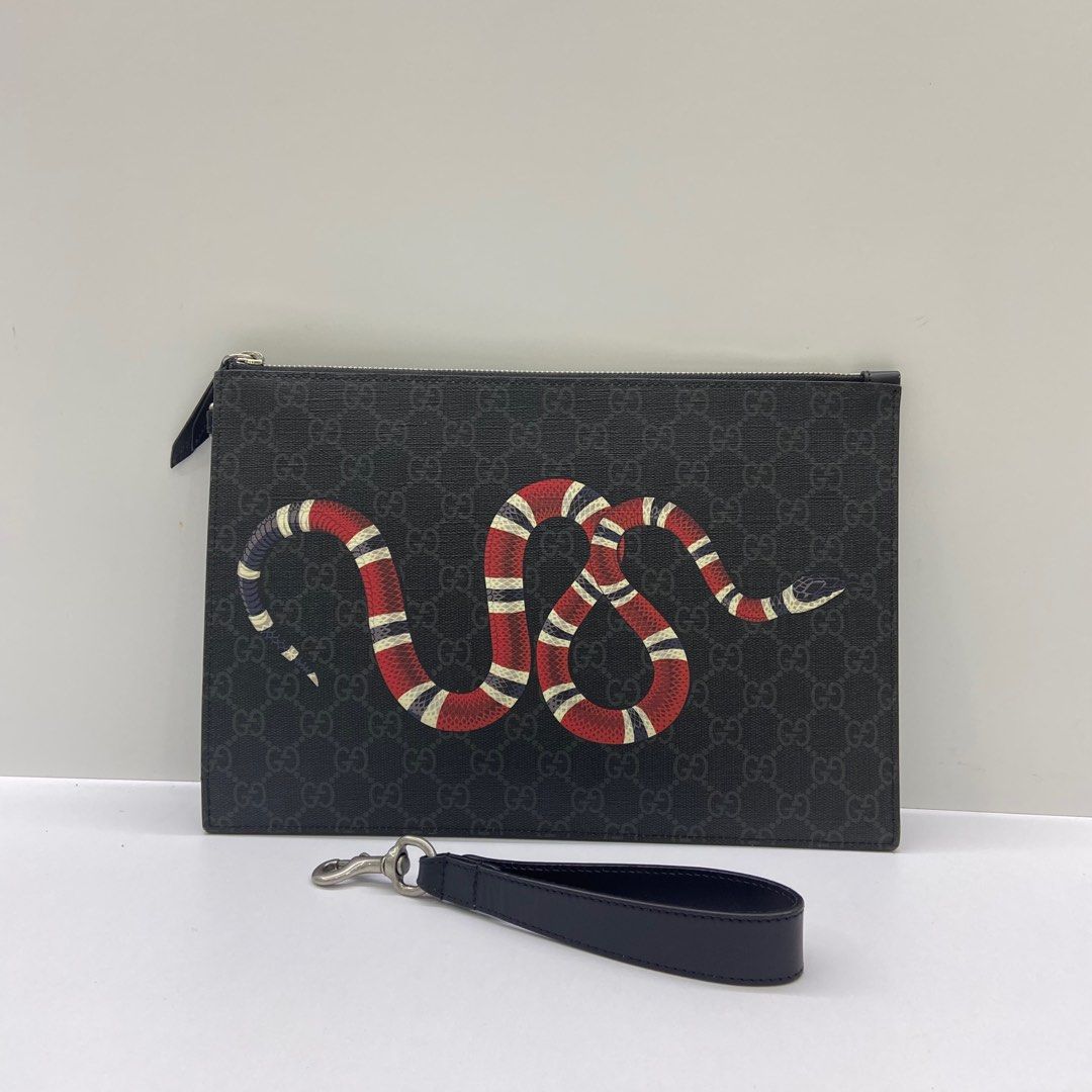 DISCOUNTED GUCCI 473904 SLG GG SNAKE CLUTCH 247043722 Luxury Bags Wallets on Carousell