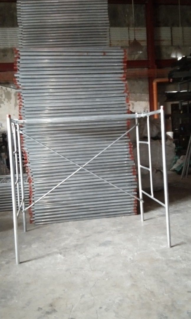 H frame sets scaffolding for sale (Category: Construction Tools & Equipment) located in Valenzuela. Submitted by elizabeth.nietes (Listing ID 1321689047, Image 1). Description: direct planta direct supplier diret manufacturer direct fabrication SCAFFOLDING H-FRAME SETS BRAND NEW !!! FOR SALE 💯 PLSS CALL : 0976-169-4137 0961-545-0901.