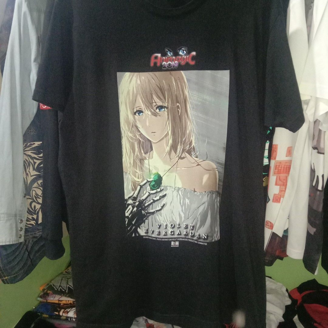 IG : nazeveriver T-shirt Violet Evergarden Animagic ヴァイオレット 