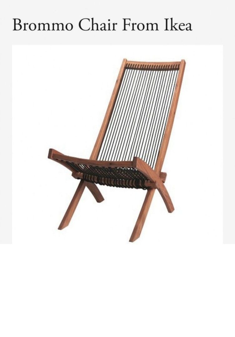 IKEA Brommo chair Furniture Home Living Furniture Chairs on Carousell