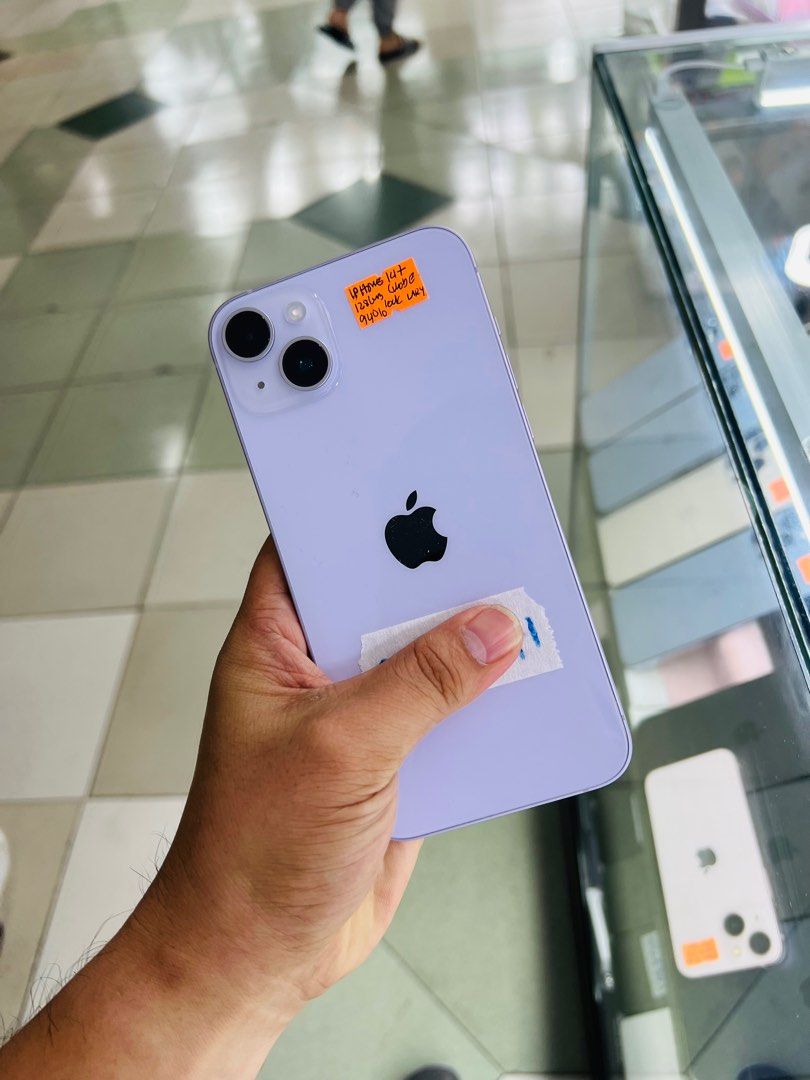 iPhone 14 Plus 128GB 94Bh Globelocked 99%smooth No issues (Category: iPhone 14 Series) located in San Juan City. Submitted by saabangadgetshop (Listing ID 1321666112, Image 1). Description: Onhand | Pre-owned iPhone 14 Plus 128GB GLOBELOCKED NTC APPROVED Battery Health 94% NO HIDDEN ISSUES NO HISTORY OF REPAIR 99%Smooth TEST TO SAWA RESET ALL YOU WANT NOT REFURBISHED AUTHENTIC PHONE ALL WORKING FREE 3uTools 🖥️ 🆓Freebies ✅Adaptor w/cable ✅Case ✅