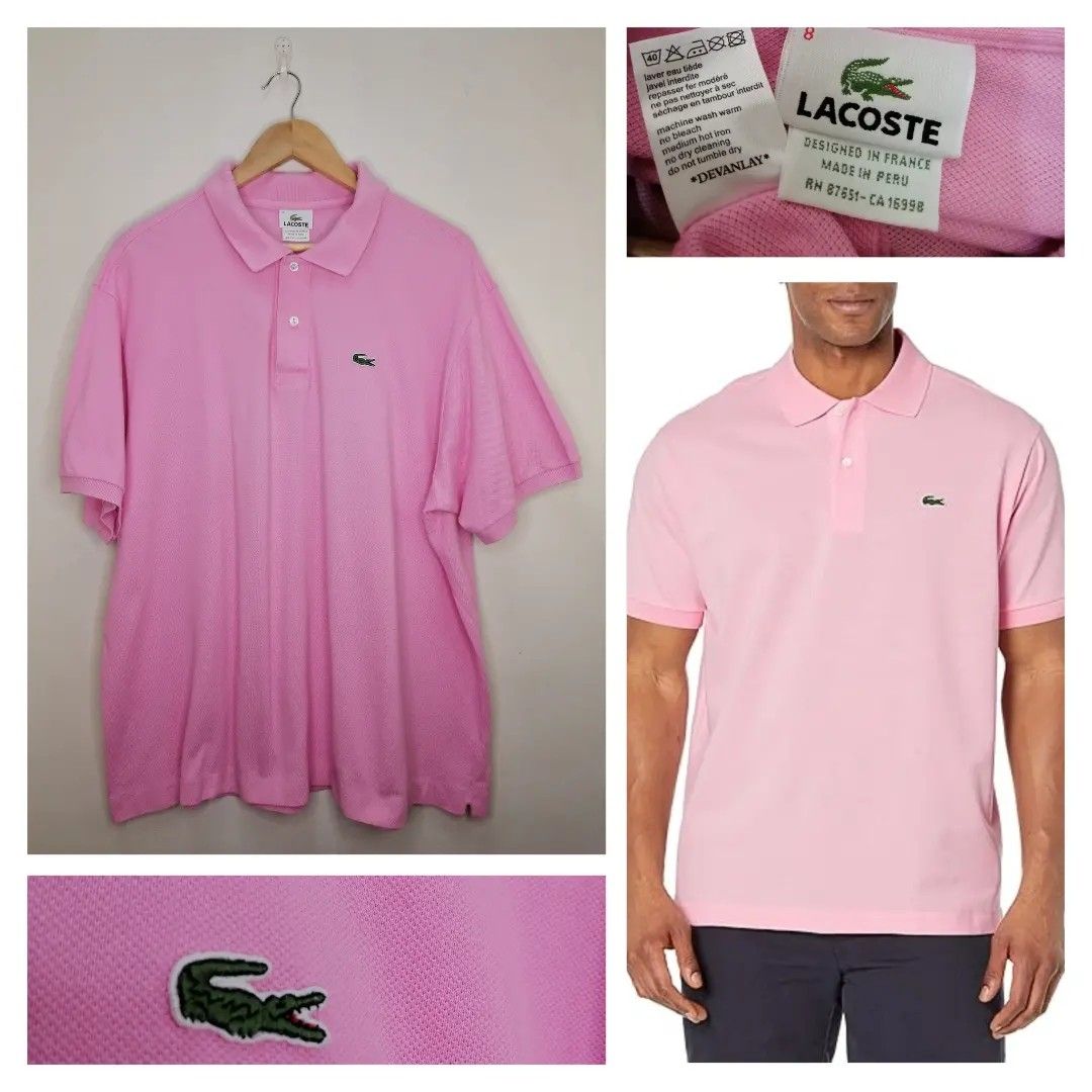 Lacoste polo shirt Men s Fashion Tops Sets Tshirts Polo Shirts on Carousell