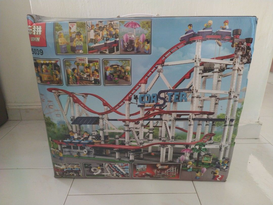 Lepin 15039 roller coaster