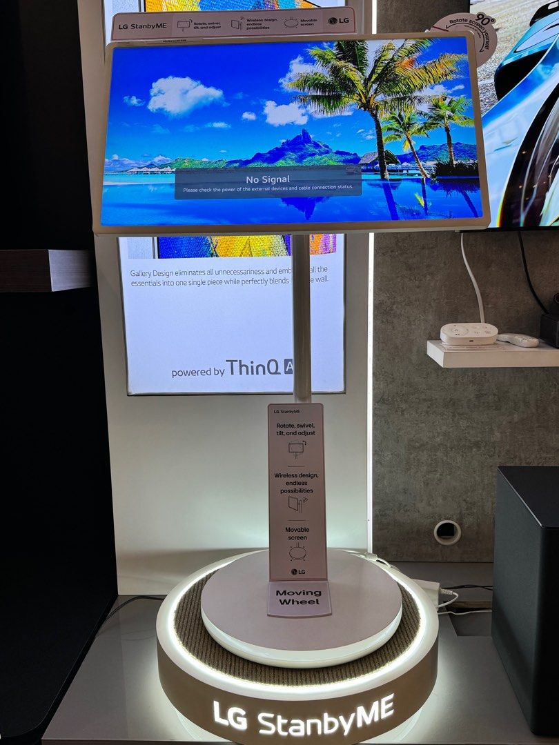 LG STAND BY ME TV (Category: TV) located in Manila. Submitted by almnantnr (Listing ID 1321762172, Image 3). Description: Note: For Cash Payment Only For Sale! We Have Physical Stores. Note: Cash ONLY! Or COD (charges may applied) LG Stand by Me Model 27ART10AKPL Mall price 89,990 Cash price 67,990 2year warranty and 7 days replacement WE offer Delivery around Metro Manila We have physical store located at Makati. We also accept COD (Delivery Cha