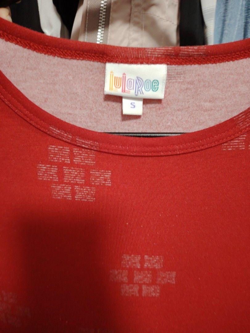 Lularoe Red Dress Women s Fashion Dresses Sets Dresses on Carousell