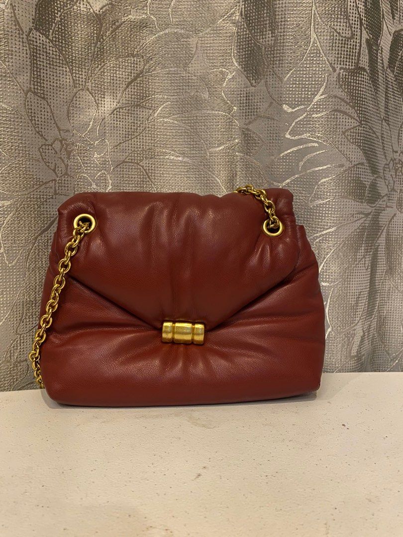 MANGO red puffy bag Women s Fashion Bags Wallets Shoulder Bags on Carousell