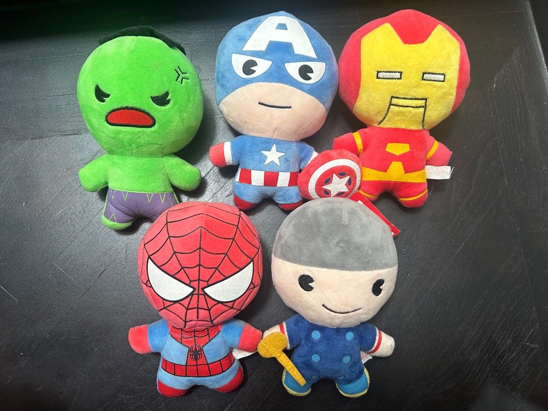 Marvel 20cm soft toys plush Captain America thor Ironman hulk