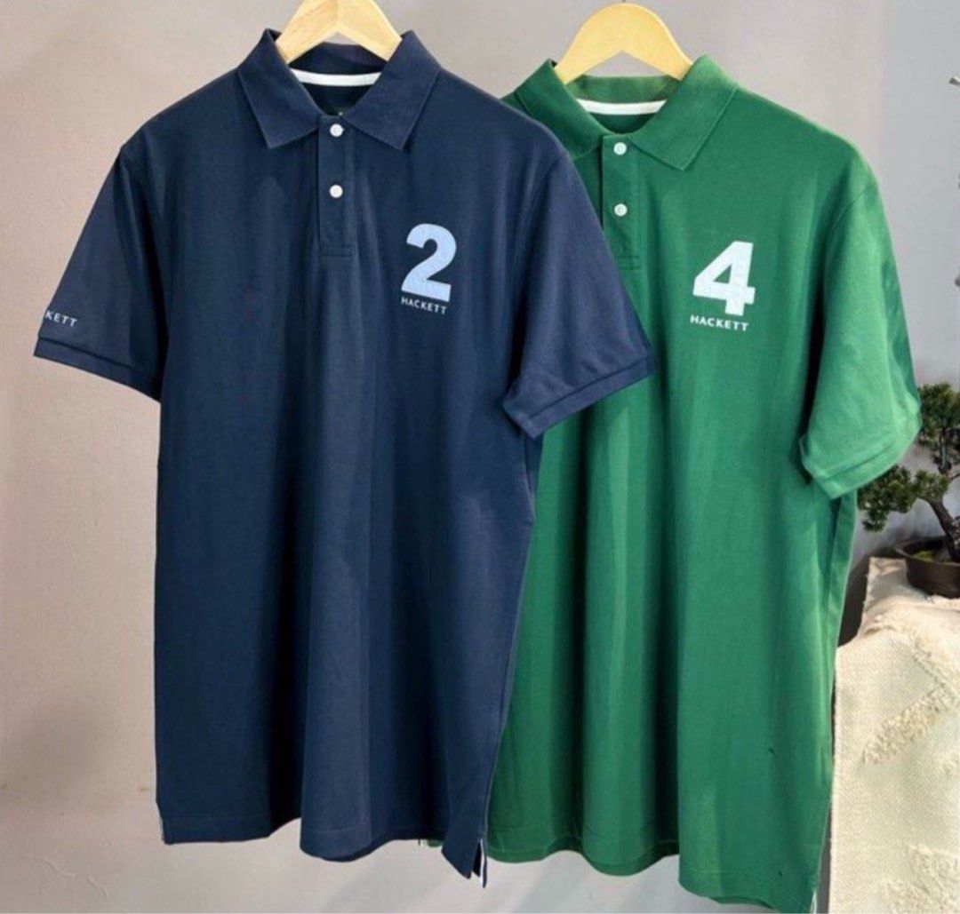MERDEKA SALE AUTHENTIC HACKETT LONDON SS24 POLO TEE Men s Fashion Tops Sets Tshirts Polo Shirts on Carousell