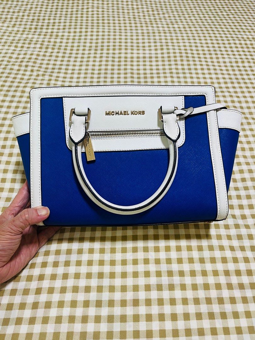 Michael Kors Selma Blue Bags Handbags
