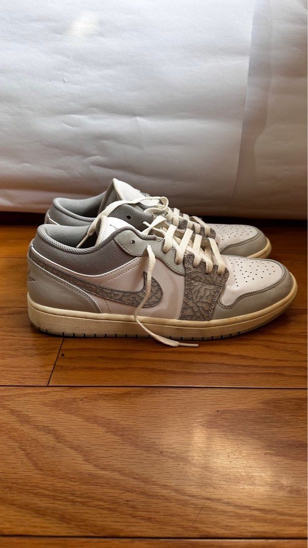 jordan 1 low elephant print berlin grey