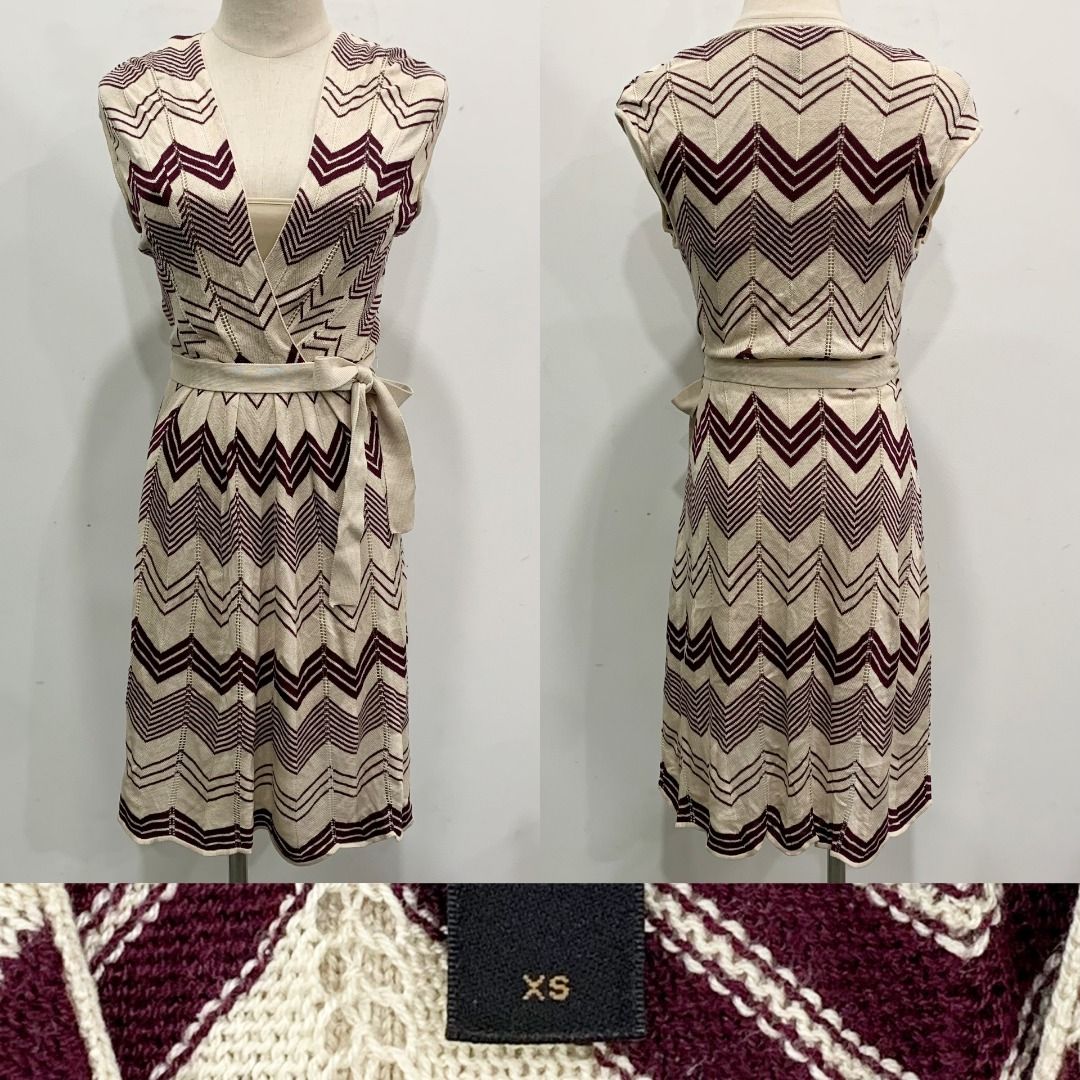 Bcbg chevron dress new arrivals