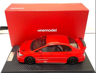 Ebbro 44296 1:43 Scale 無限 Mugen RR Honda Civic Type-R FD2 JDM '08 Die Cast  Model | eBay