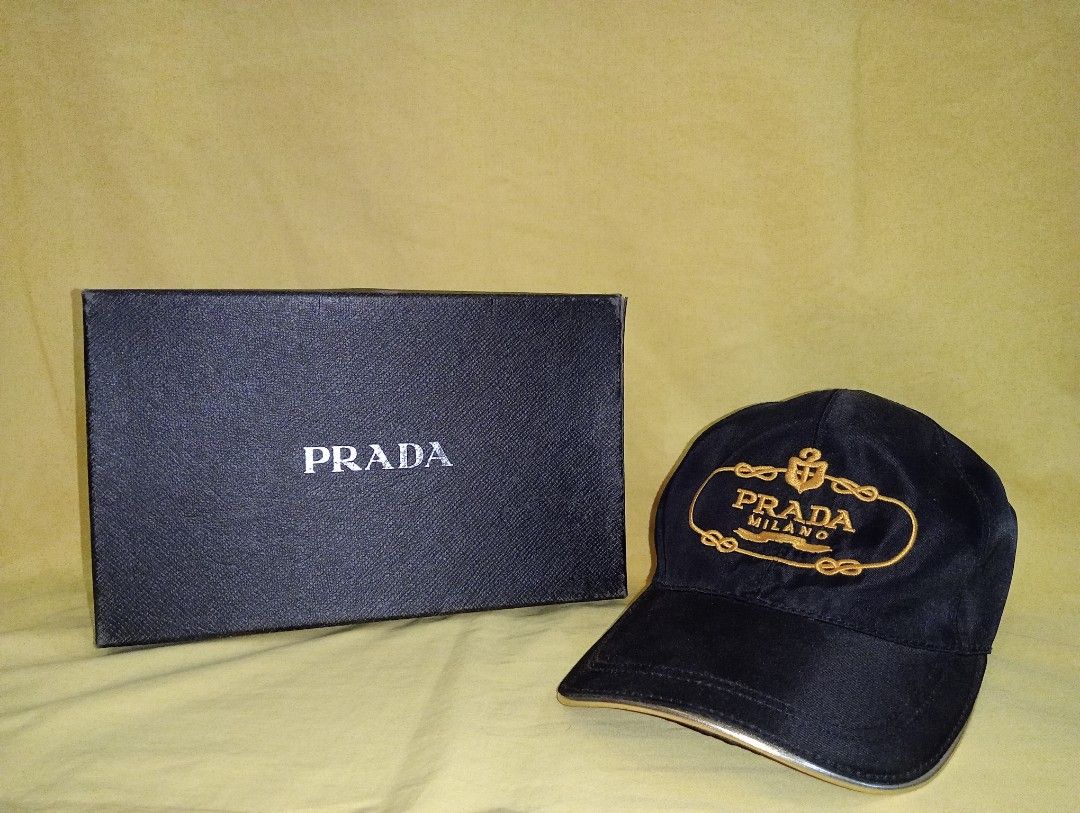 Prada ladies Cap (Category: Caps & Hats) located in Angeles City. Submitted by BarotSamutSaribyLhaiquizon (Listing ID 1321789399, Image 2). Description: #Brand New# #For Ladies# #Black# #PM me for cap cm size#.