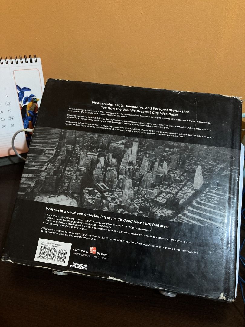 [RARE FIND] ARCHITECTURE BOOK To Build New York: 100 Years of Infrastructure (Category: Storybooks) located in Guiguinto. Submitted by clarisseinao (Listing ID 1321760416, Image 2). Description: PRICE IS NEGOTIABLE. Covering the period from 1909-2009, To Build New York is an informative, engaging account of the who, what, when, where, how, and why of New York's infrastructure--together with stories of the people who did all the work. This superb 