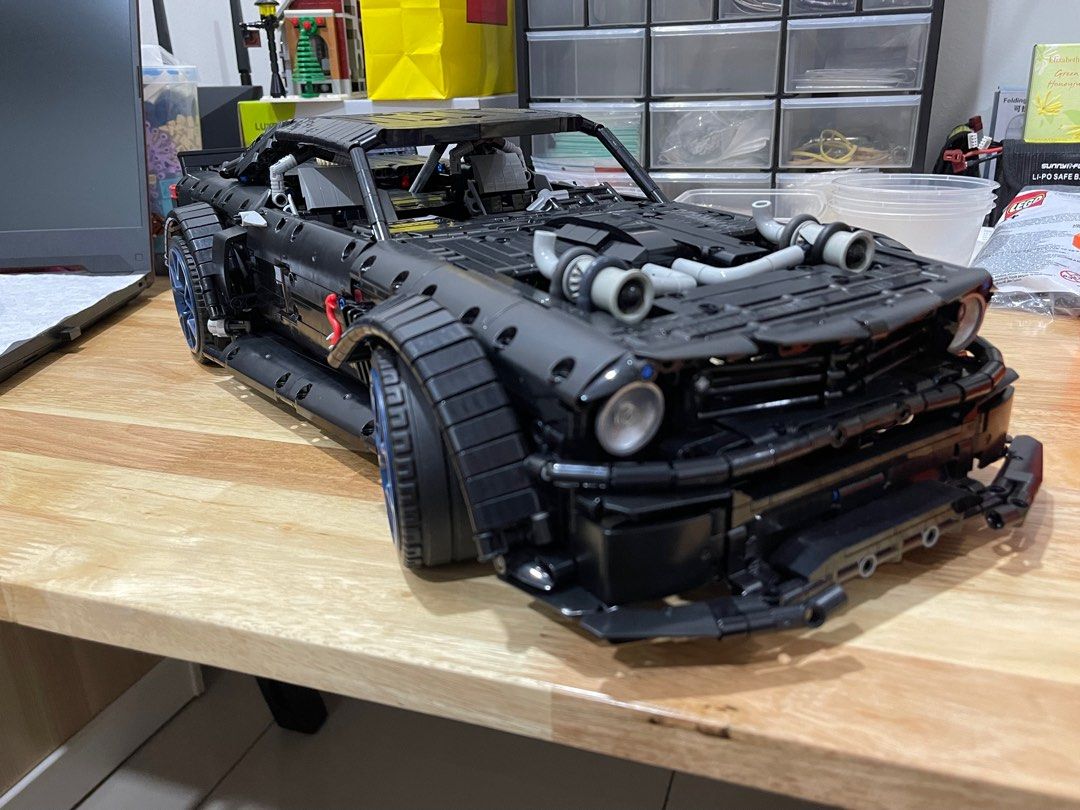 RARE Moc Lego Technic Ford Mustang Hoonicorn V2 Supercar Buggati Chiron Wheels Hobbies Toys Toys Games on Carousell