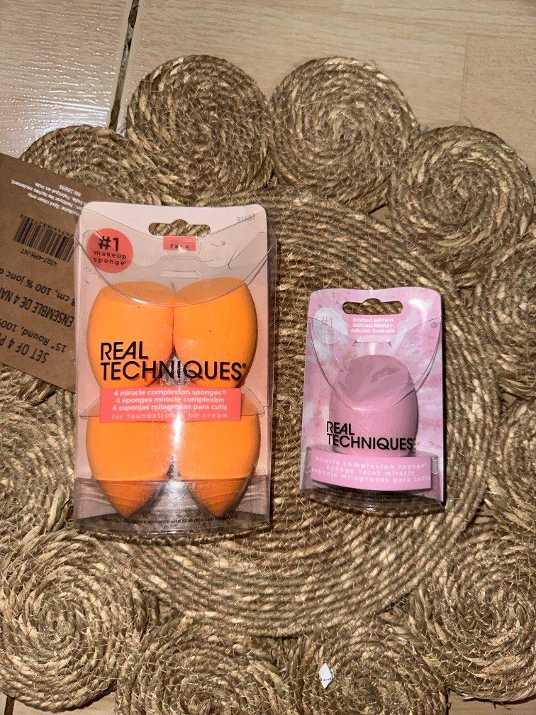 Real Techniques (Category: Face Care) located in Pasig City. Submitted by kurt_yv (Listing ID 1321728934, Image 1). Description: Real techniques sponges 4pcs - 700php Real techniques sponges 1pc - 500php.
