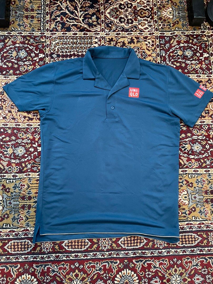 Roger Federer Uniqlo RF Polo tennis shirt tshirt