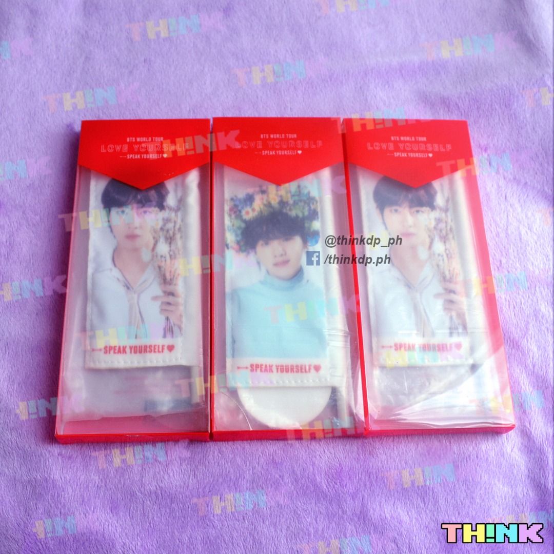 SALE BTS Speak Yourself Mini Flag Official Tour Merch ( love yourself ...