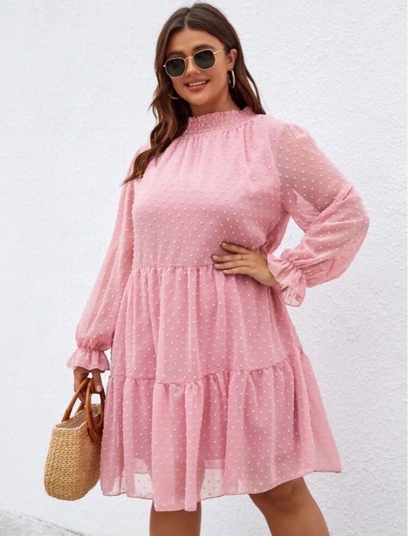 sachin and babi light blue dress FAMITION Womens Long Sleeve Dress Polka Dots Swing Ruffle Dress Swiss Dot  Chiffon Mini Dresses, 541-blue, Medium : Amazon.co.uk: Fashion main image 1