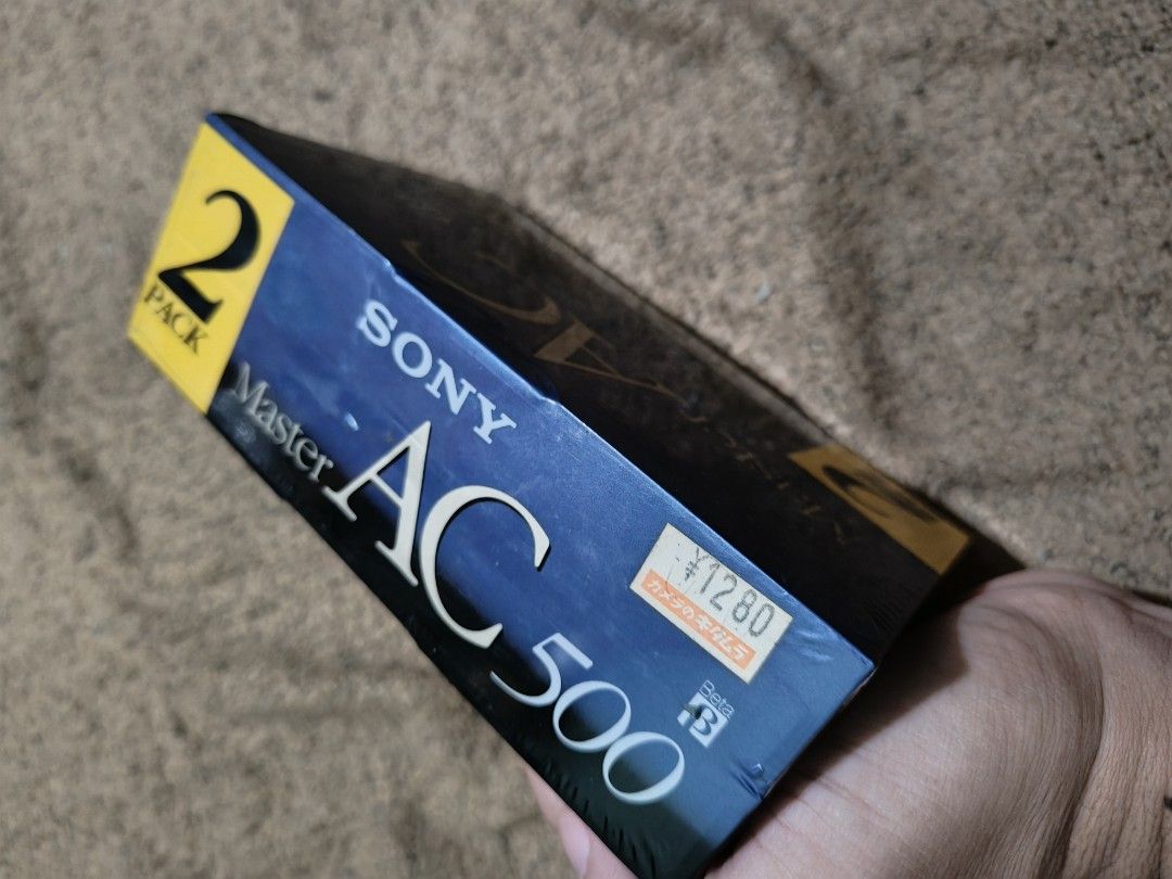 Sony Master AC L500 2pack betamax tapes (Category: CDs & DVDs) located in Quezon City. Submitted by markgolveo (Listing ID 1321785192, Image 2). Description: Sony Master AC L500 2pack betamax tapes.