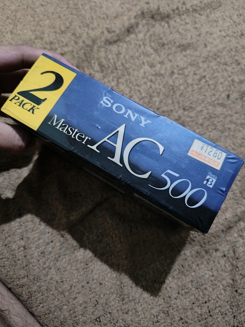 Sony Master AC L500 2pack betamax tapes (Category: CDs & DVDs) located in Quezon City. Submitted by markgolveo (Listing ID 1321785192, Image 3). Description: Sony Master AC L500 2pack betamax tapes.