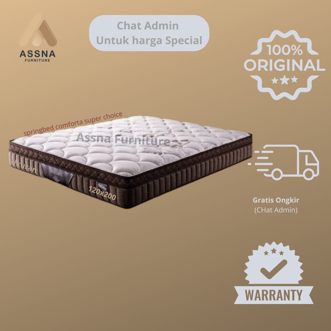 Spring bed Comforta Tipe Super Choice Kasur Matress Matras Only Ukuran ...