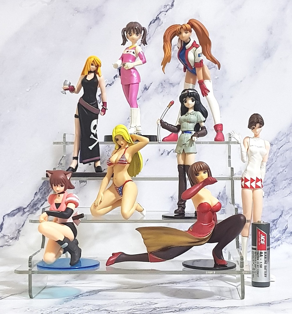 Lot De 6 Figurines Capcom Gals HG Series Gashapon (Bandai, Neuves)