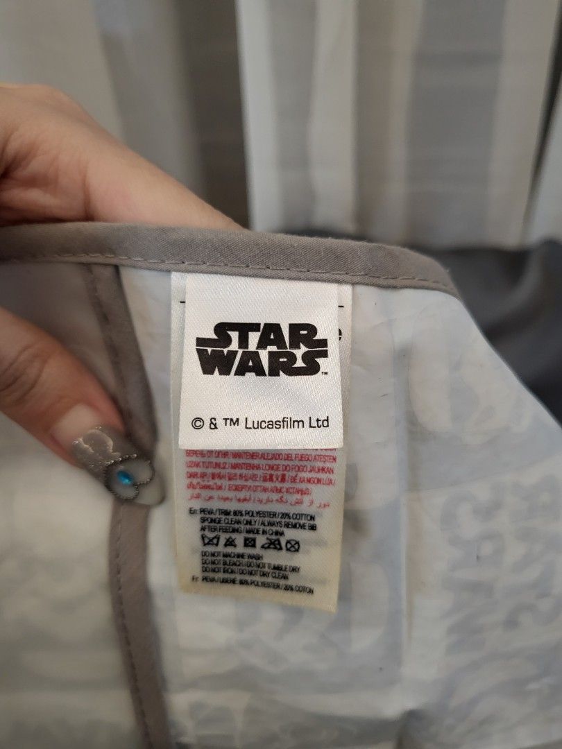 Star Wars Baby Bib (Category: Baby Toiletries & Grooming) located in San Fernando. Submitted by jpmarketplace2023 (Listing ID 1321777435, Image 3). Description: 💚 All items are authentic from Japan. 💛 MOP: GCash (❌️ GCash Protect) 🩵 MOD: LBC only (❌️ S. Checkout, COD, COP) 💙 Meet-up: Vista Mall, San Fernando, Pampanga 💜 All items are on-hand. 🧡 First to pay gets the item first. ❤️ Breakable items are packed with care and caution. Seller wil