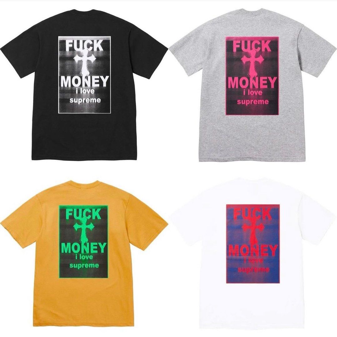 Supreme money shirt outlet