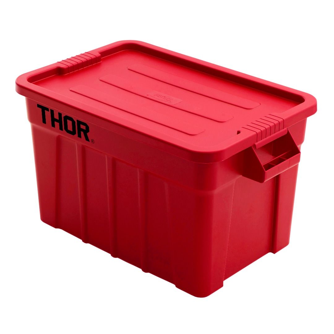 THOR Stackable Storage Box with Lids (75L), Furniture & Home Living ...