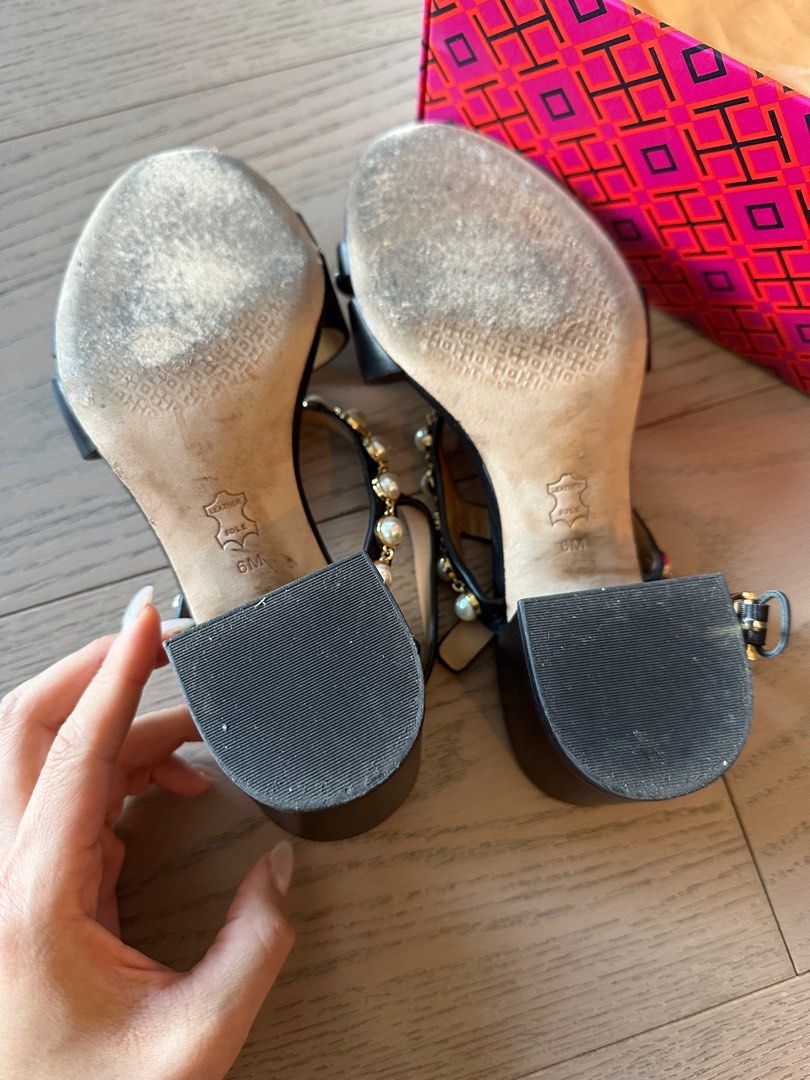 Tory burch pearl heels US6 size36 Carousell