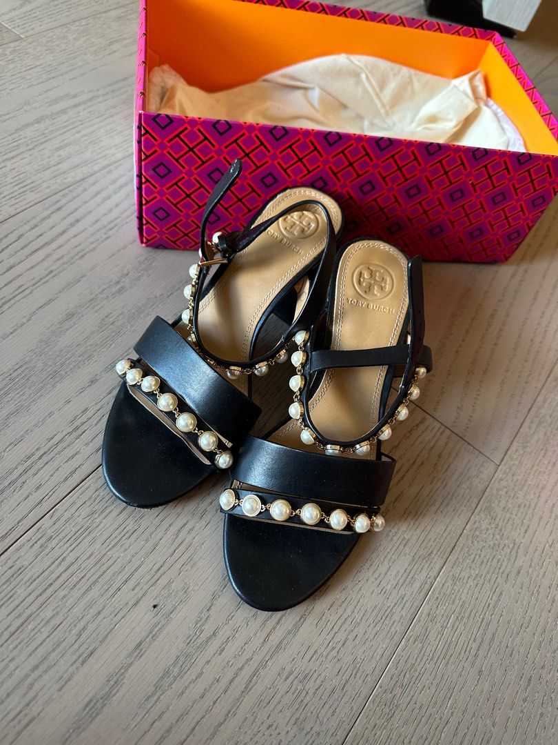 Tory burch pearl heels outlet