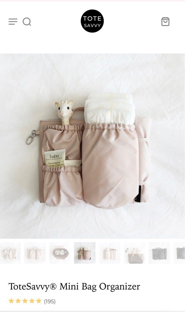 ToteSavvy Mini Bag Organizer Diaper Bag