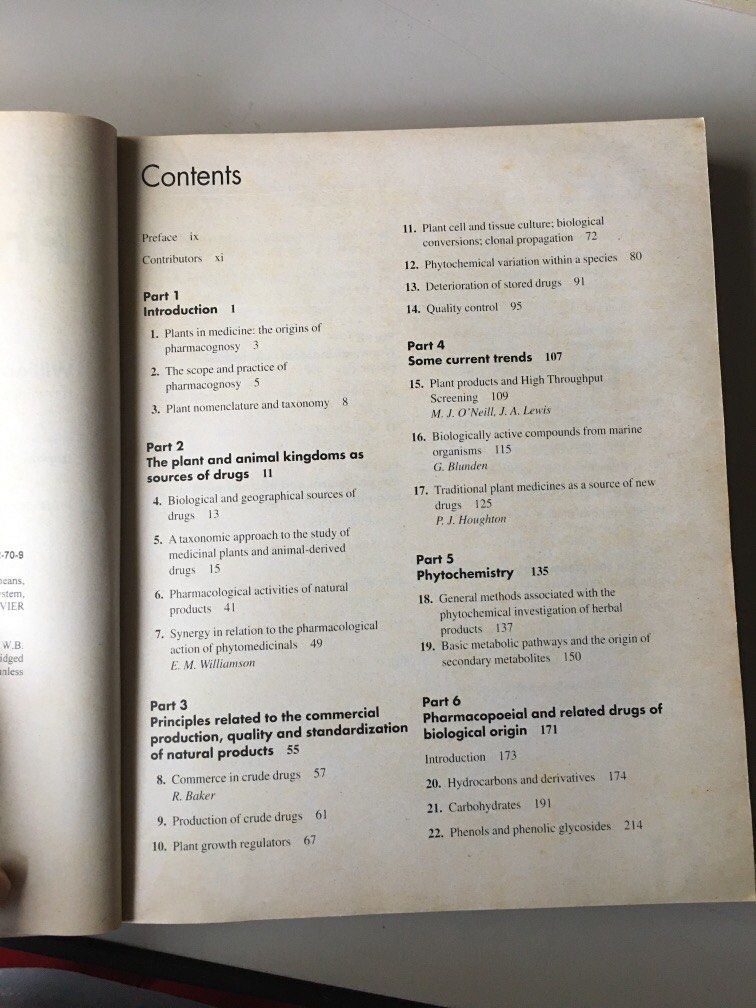 Trease and Evans Pharmacognosy (Category: Textbooks) located in Quezon City. Submitted by jcycle02 (Listing ID 1321727124, Image 2). Description: Vey minimal highlights - First 3 chapters only.