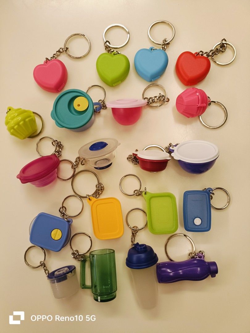 Tupperware Keychain Hobbies Toys Collectibles Memorabilia Vintage Collectibles on Carousell