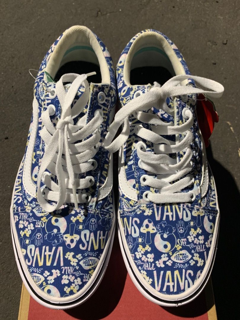 Vans Old Skool Comfycush Pastel Tie Dye Multi White (BNWT), Fesyen