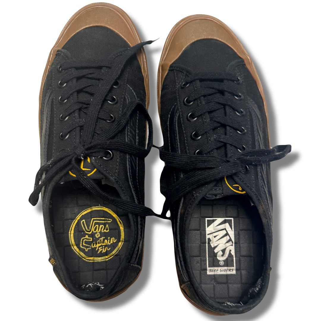 Vans x Captain Fin Black Ball SF Shoes Men s Fashion Footwear Sneakers on Carousell