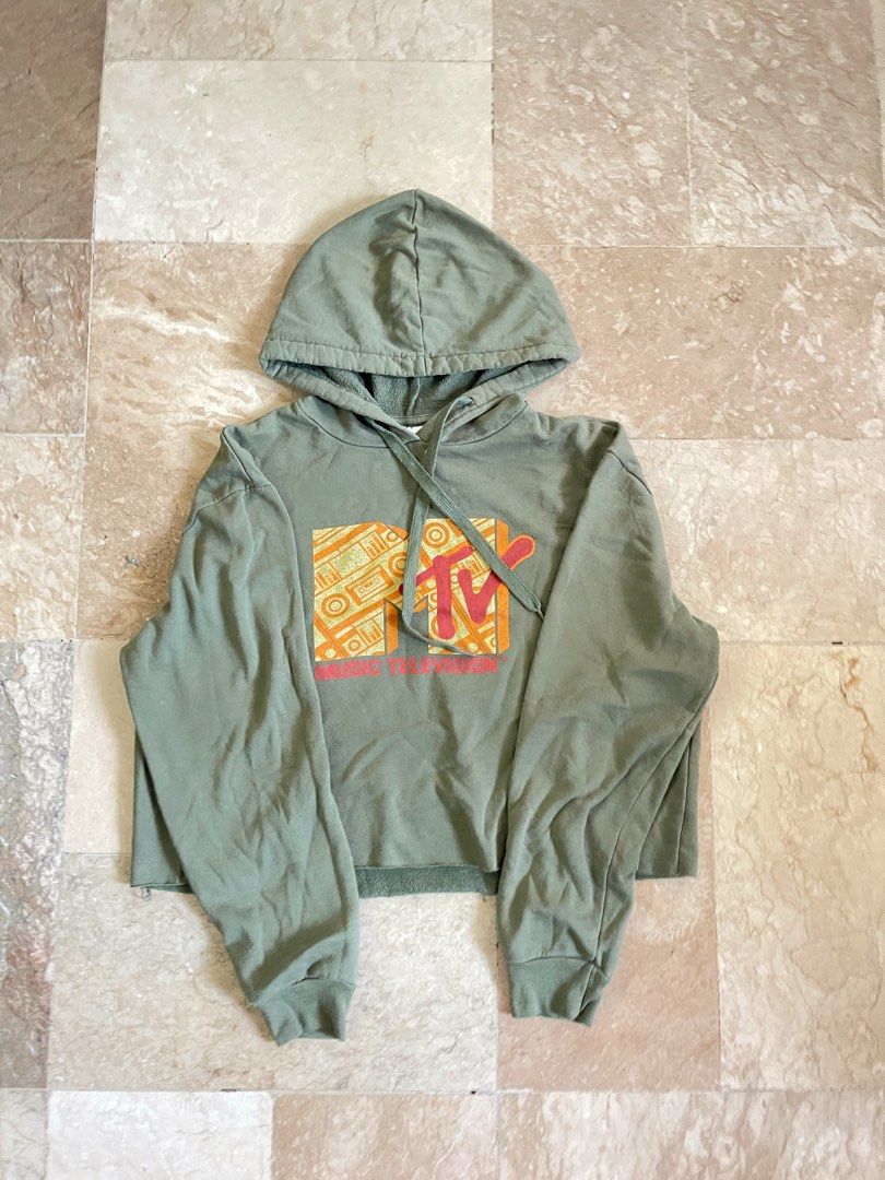 Mtv cropped hoodie online