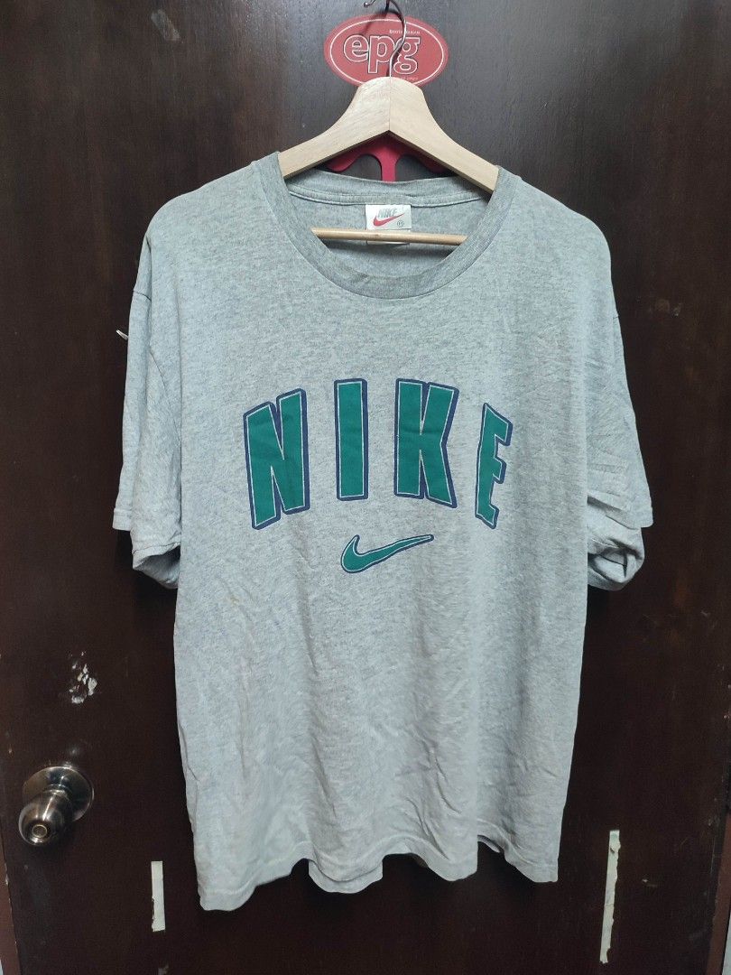 90'S Nike One Point Logo T-shirt Made in USA Men's L Vintage /eaa454557
