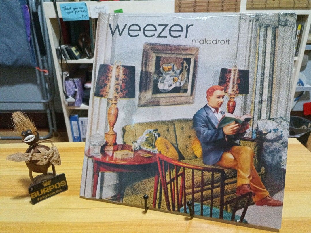 Weezer - Maladroit [LP; Vinyl] (Category: Vinyls) located in Santiago. Submitted by the.burp0s.emporium (Listing ID 1321756721, Image 1). Description: Read first! - Brand new, sealed (Can send for more pics as requested) - Only available for shipping through JRS or J&T (Senders Location: Santiago City, Isabela) - Negotiable, either bundled with my other Weezer vinyl or as solo item Mode of Payment- Gcash + SF, Maya + SF, any Pera Padala + SF (Not