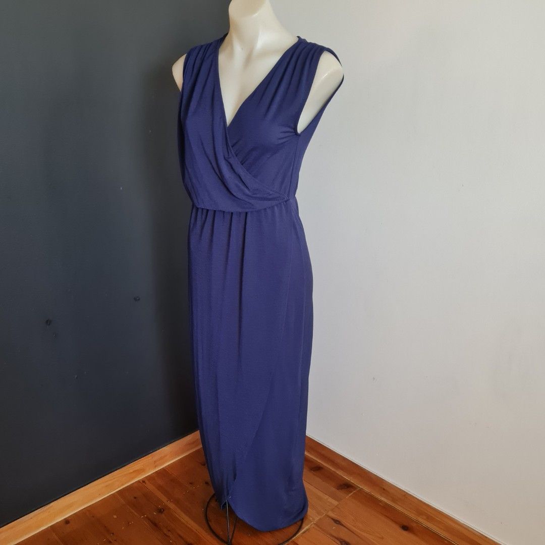Sheike grecian maxi dress navy store