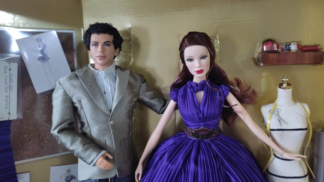 Zac Posen Barbie Doll and Ken Set Hobbies Toys Toys Games on Carousell